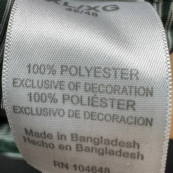 Russell Athletic Men Green Striped Polo Shirt University of Miami U Logo XL - Picture 9 of 10